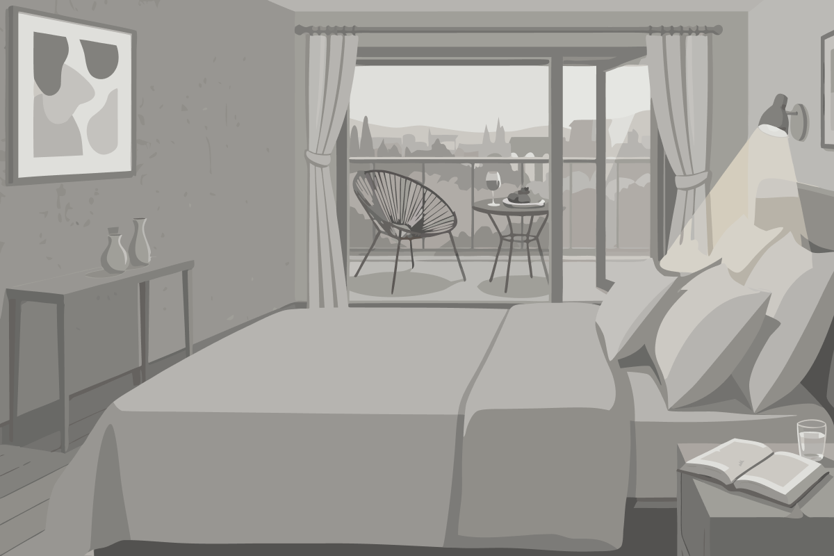 Deluxe Queen Suite with Two Queen Beds - Ocean Front